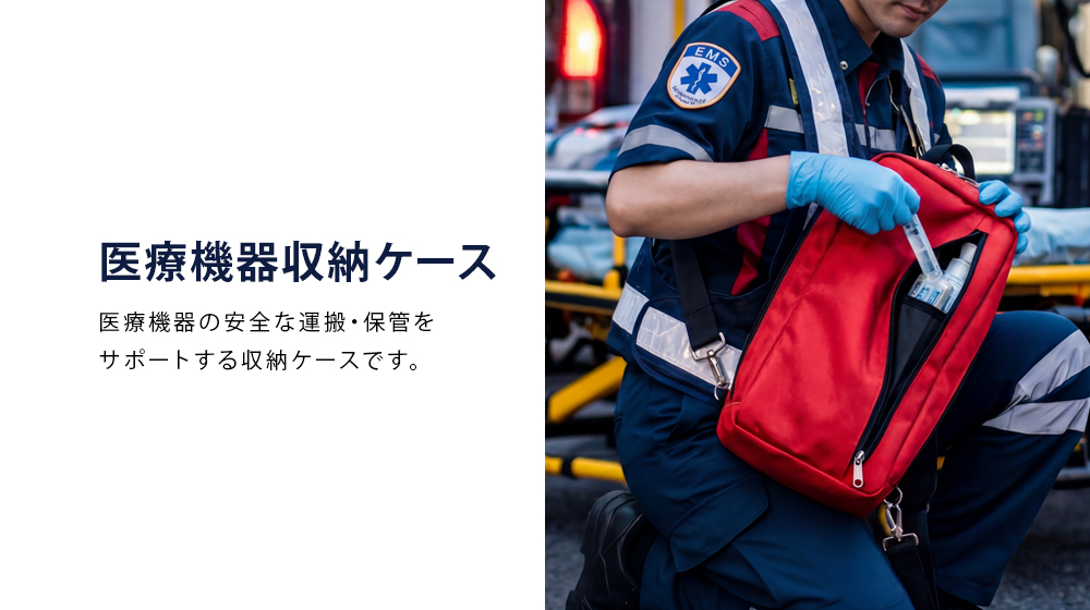 医療機器収納ケースの製品紹介