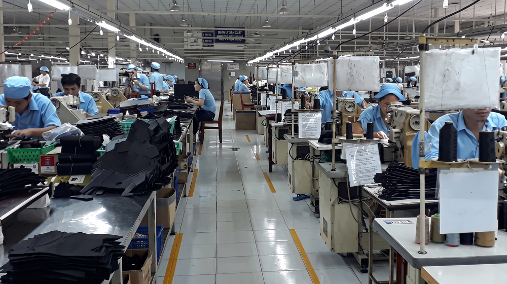ベトナム協力工場の生産現場